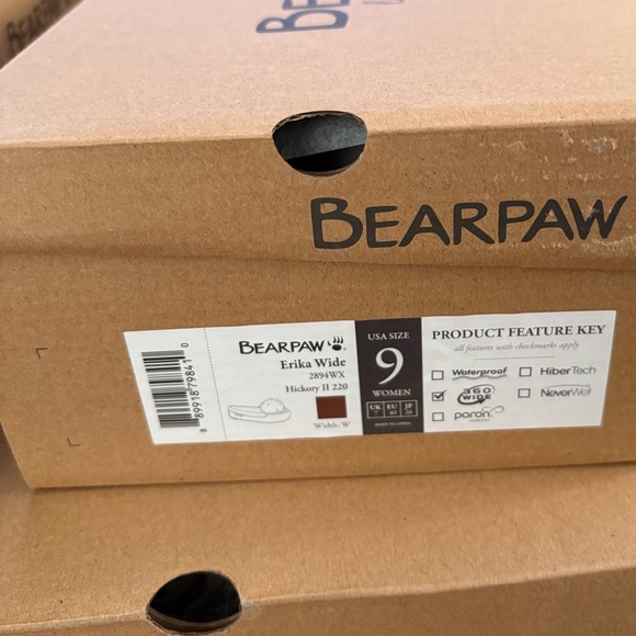 BEARPAW NWT Woman’s Tan Suede Moccasin/Slipper/Loafer in Sz 8(W) & 9(W) - Picture 8 of 8